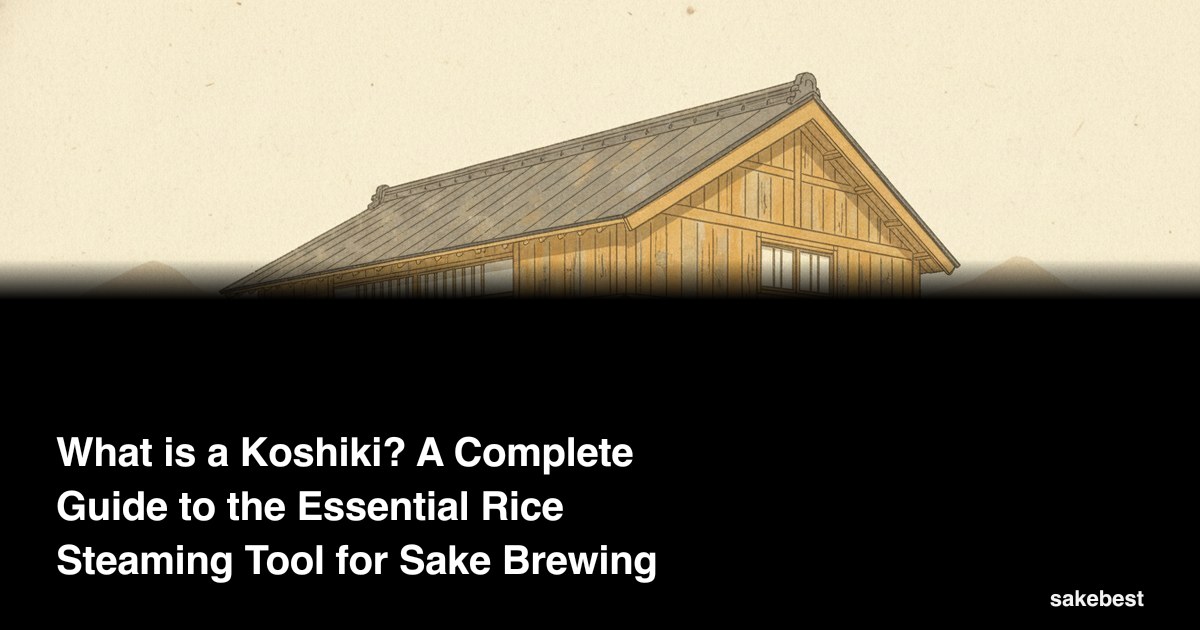 What is a Koshiki? A Complete Guide to the Essential Rice Steaming Tool for Sake Brewing