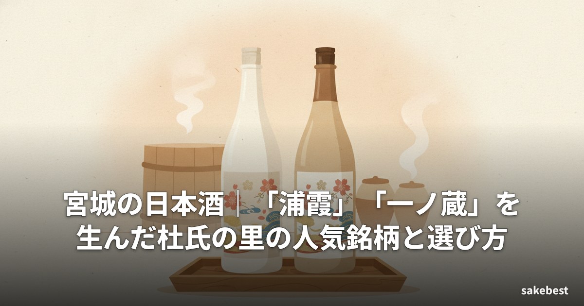 宮城の日本酒｜「浦霞」「一ノ蔵」を生んだ杜氏の里の人気銘柄と選び方