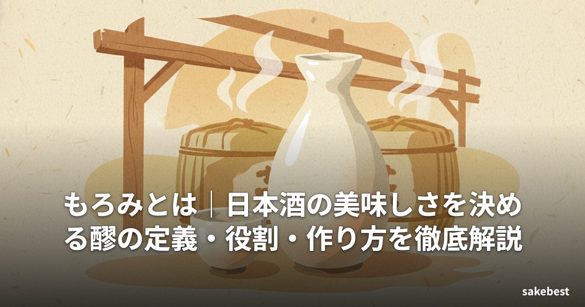 もろみとは|日本酒の美味しさを決める醪の定義・役割・作り方を徹底解説