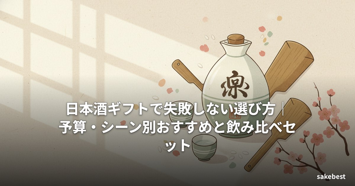 日本酒ギフトで失敗しない選び方|予算・シーン別おすすめと飲み比べセット