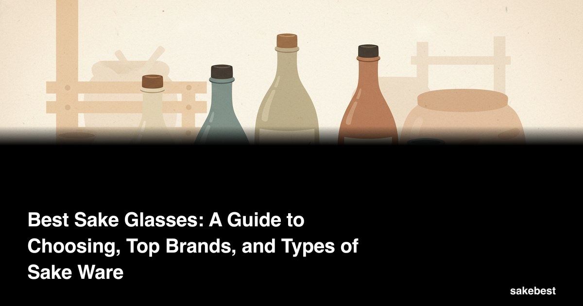 Best Sake Glasses: A Guide to Choosing, Top Brands, and Types of Sake Ware