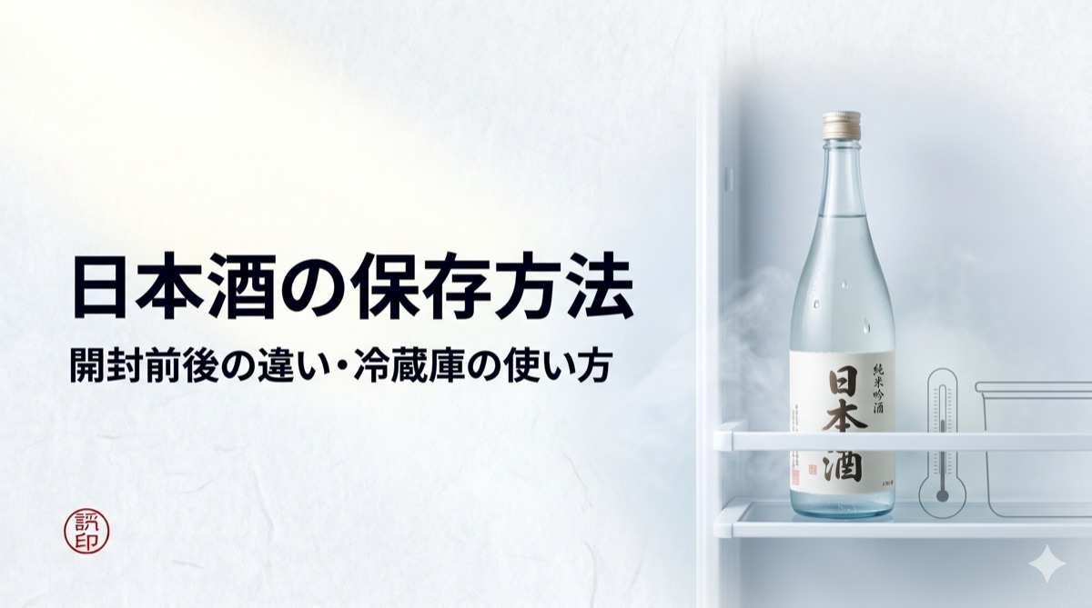 How to Store Sake: Opened vs. Unopened Bottles & Refrigerator Tips
