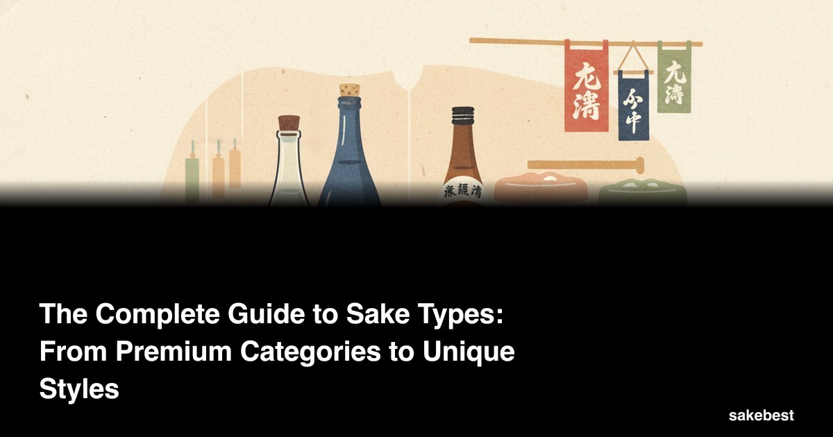 The Complete Guide to Sake Types: From Premium Categories to Unique Styles