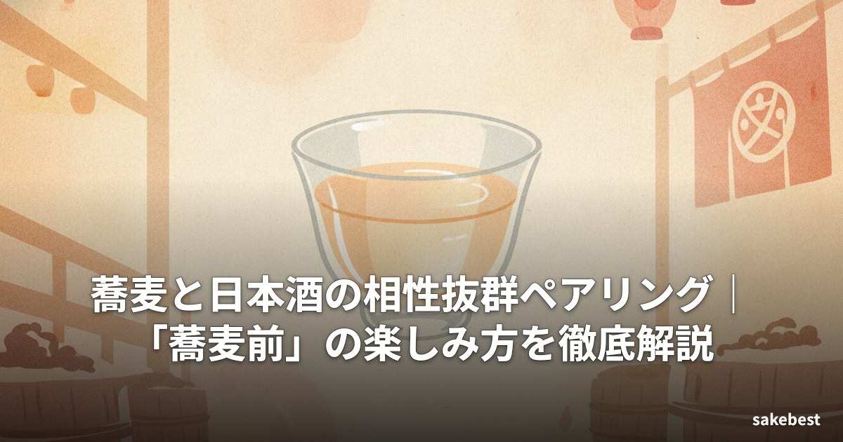 蕎麦と日本酒の相性抜群ペアリング｜「蕎麦前」の楽しみ方を徹底解説