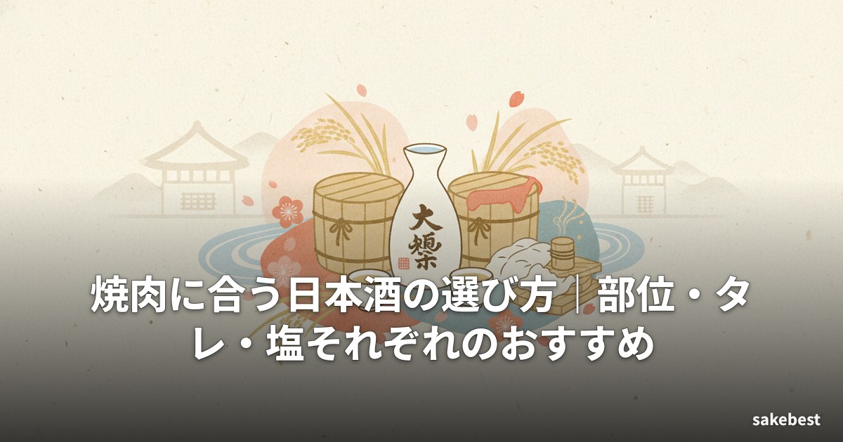 焼肉に合う日本酒の選び方|部位・タレ・塩それぞれのおすすめ