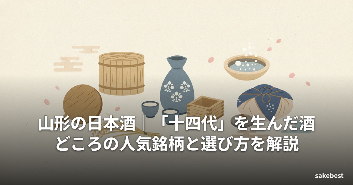 山形の日本酒｜「十四代」を生んだ酒どころの人気銘柄と選び方を解説