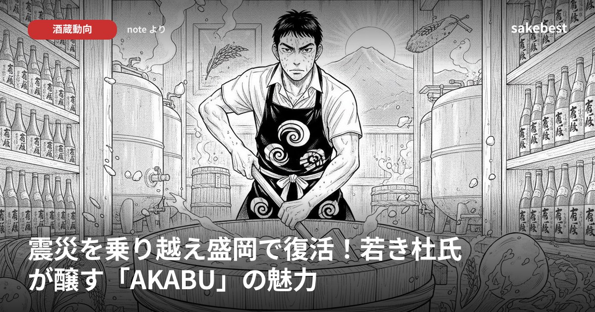 震災を乗り越え盛岡で復活！若き杜氏が醸す「AKABU」の魅力