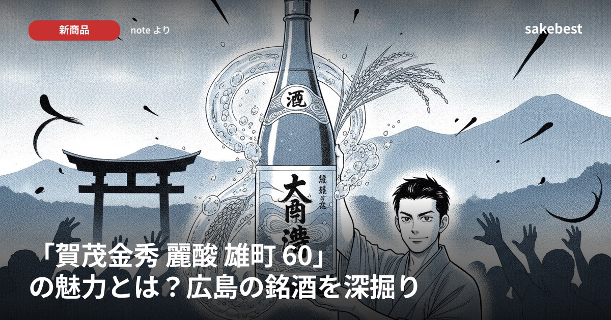 「賀茂金秀 麗酸 雄町 60」の魅力とは？広島の銘酒を深掘り