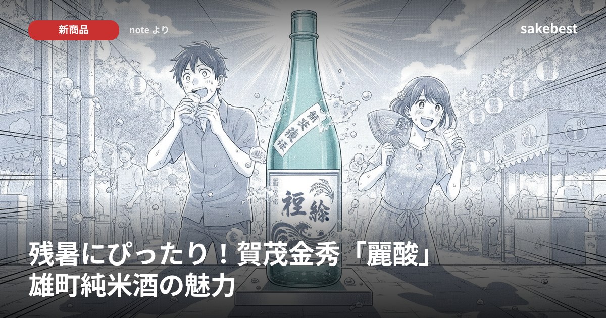 残暑にぴったり！賀茂金秀「麗酸」雄町純米酒の魅力