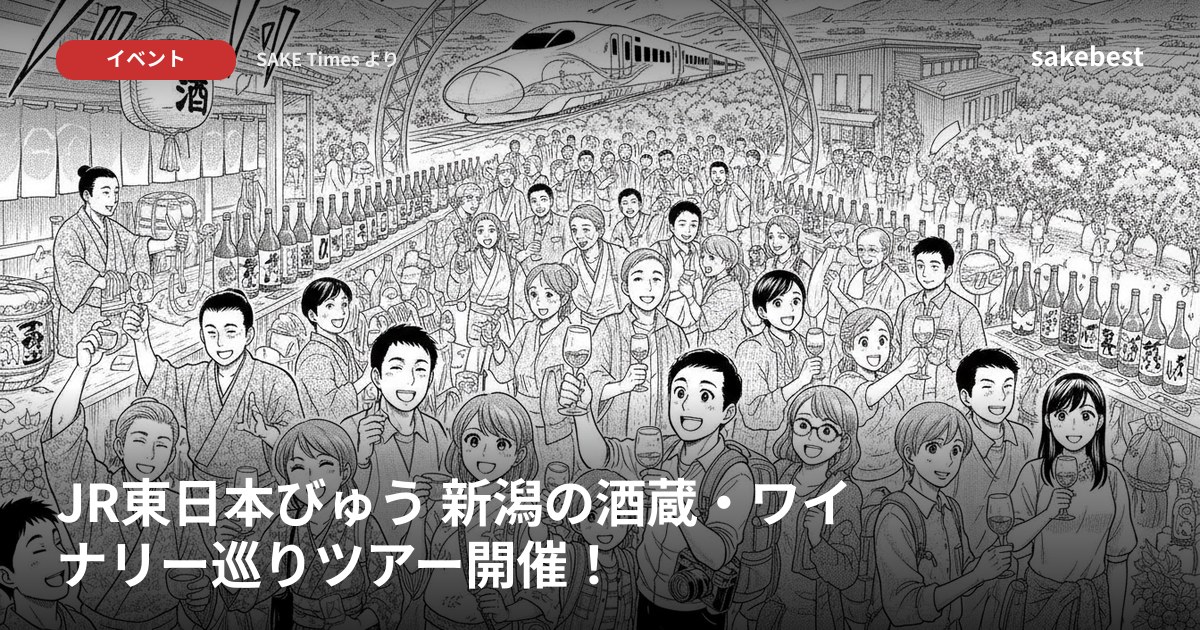 JR東日本びゅう 新潟の酒蔵・ワイナリー巡りツアー開催！