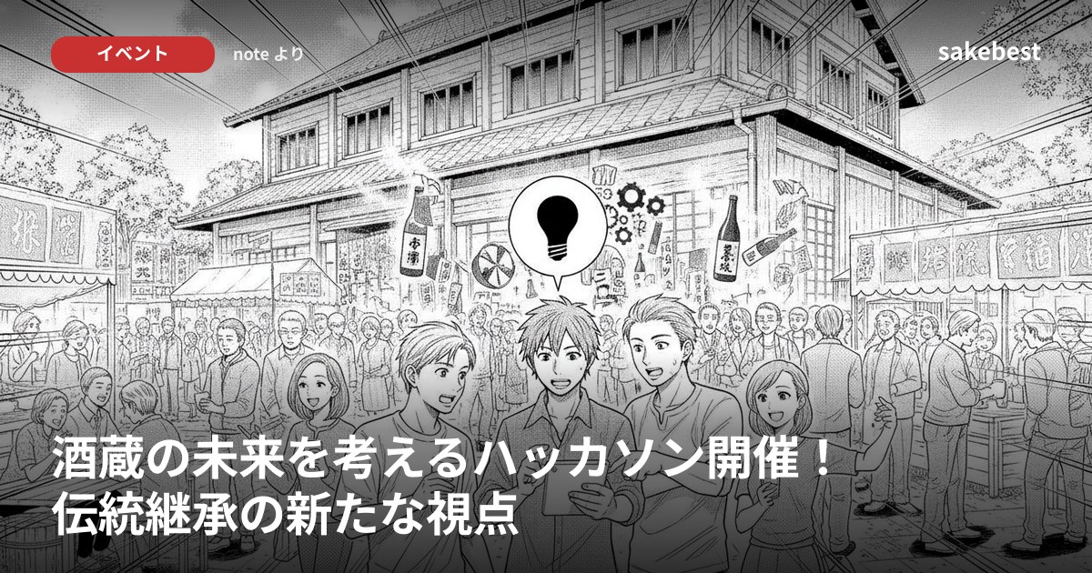 酒蔵の未来を考えるハッカソン開催！伝統継承の新たな視点