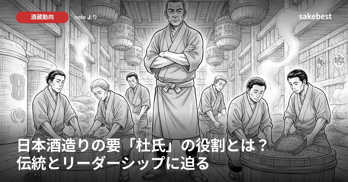 日本酒造りの要「杜氏」の役割とは？伝統とリーダーシップに迫る